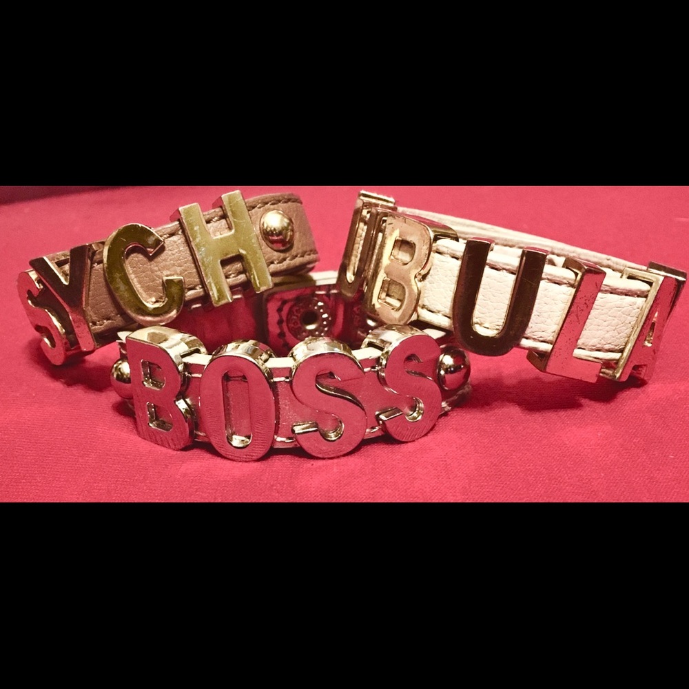 🖤BCBGeneration Affirmation Leather Bracelets🖤